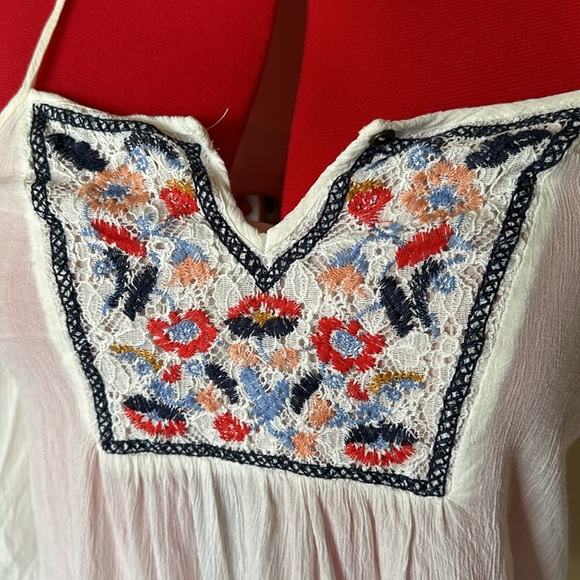 Breezy Off The Shoulder Top with Embroidery - Picture 2 of 5